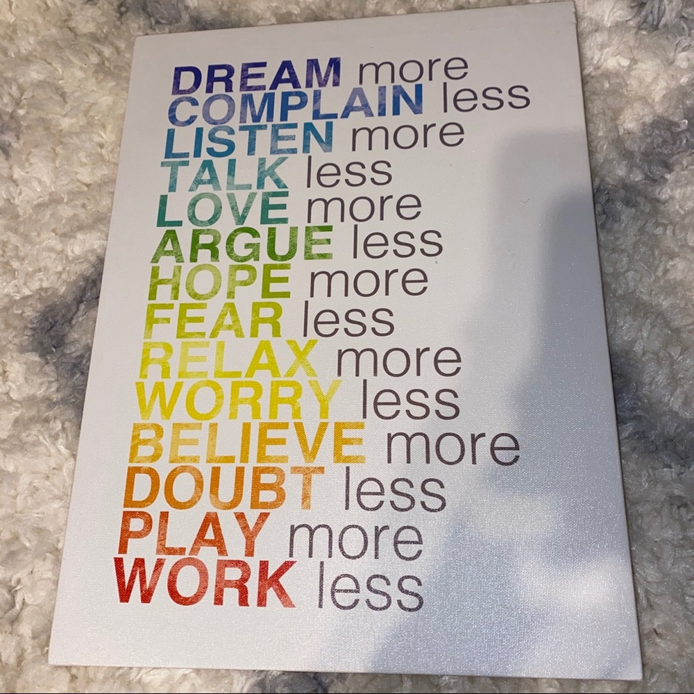 Motivational Wall Decor
